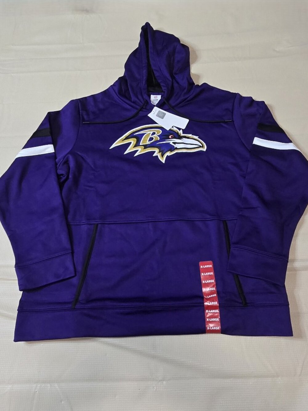 Baltimore Ravens Hoodie Size (L) or (XL) NFL Team Apparel Purple Hoodie NWT